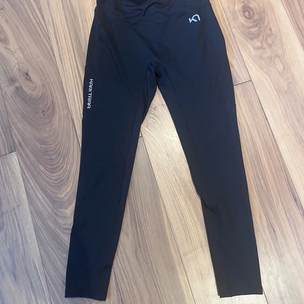 Kari Traa Black Performance Leggings